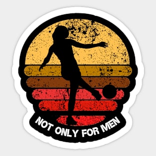 Not only for men Sticker